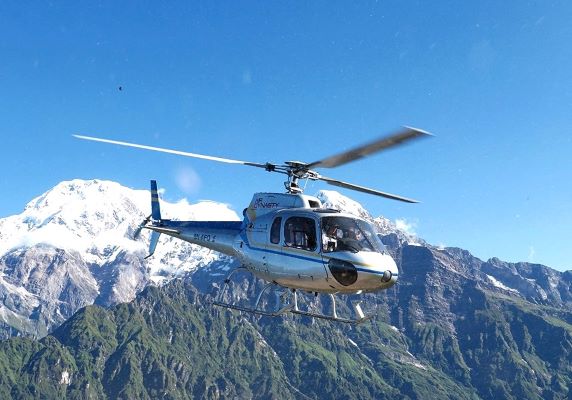 Helicopter tour from Pokhara